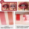 Lápiz Labial 2 en 1 LONEOURS – Mate, resistente al