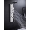 MENATT 304 Stainless Steel Shower Panels System with 8 Body