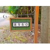 NACH Marble Tile House Numbers for Outside, House Number Sign,