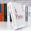 5Pcs Acrylic Sign Holder,Acrylic Book Stands,Clear Book Holder with Vertical