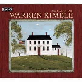 Lang Companies, Warren Kimble 2026 Wall Calendar by Warren Kimble, 13.4'' X 12'', 12-Month Calendar with Stapled Binding