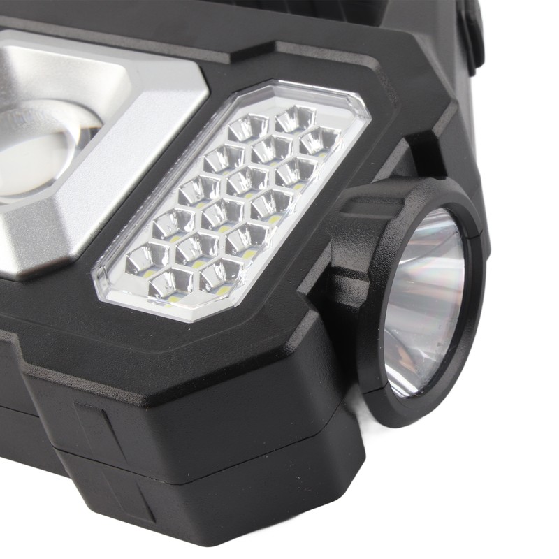 Solar Outdoor Flashlight Portable Rechargeable Super Bright Waterproof Multifunction Work