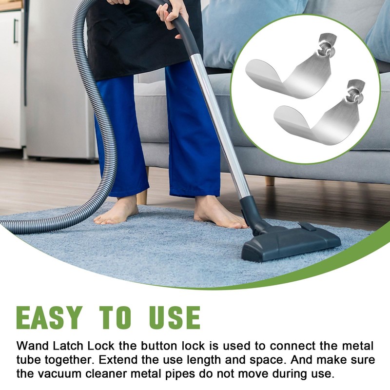 Replacement for Rainbow Vacuum Cleaner C-Clip Push Button Locks for