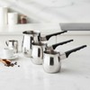 Fino Stainless Steel Turkish Coffee Pot - Professional 18/8 Warmer