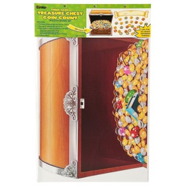 Eureka Think Tank Treasure Chest Coin Count Bulletin Board Sets (847693)