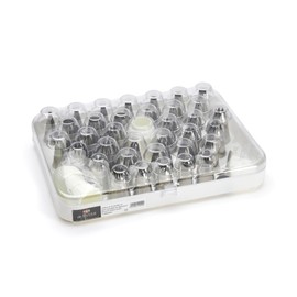 De Buyer 2114.10 35 Piping Nozzle Set + Stainless Steel Adapters