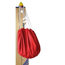 KL-Toys Tidy Bag & Play Mat Red (Delivery without Tokens) / Material: 100% Polyester / Diameter: Approx. 135 cm / Weight: 500 g / 3+