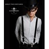 Man of Men Black Suspenders Men - Suspenders for Men,
