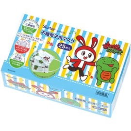 スケーター(Skater) 三層構造 不織布 マスク 子供用 25枚 箱入り まいぜんシスターズ MSKP25-A