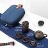 HOMEE Portable Chinese Tea Set,Gongfu Kung Fu Tea Set,Portable All