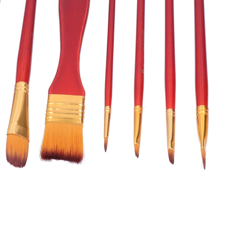 11Pcs Acrylic Paint Brushes Seamless Interface Strong Water Absorption Smoothly