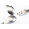 RISON-Titanium Folding Spoon Ultra Light and Premium Quality 2PCS Camping