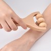3-Piece Wooden Massager, Roller Massager, Portable Massager, Manual Massager, Multifunctional