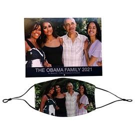 Obama Keepsake Collection The Obama Family 2021 13 Month Commemorative Calendar & Bonus : Face Mask