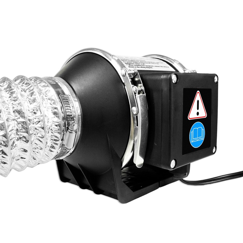 Upgrade Speed Control 3 Inch Inline Booster Duct Fan kit