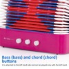Button Accordion,Horse 10 Keys Control Accordion Musical Instruments for Beginners