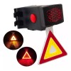 Lecute Shop Luz Triangulo Bicicleta Advertencia Noctura Seguridad Recarg