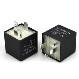 VehiclePro 2-Pack 1J0 906 381 A Main Power Supply Relay 109,Power Supply Relay 109 Compatible with VW Bora Golf MK4 Beetle Polo A3 Octavia TDI