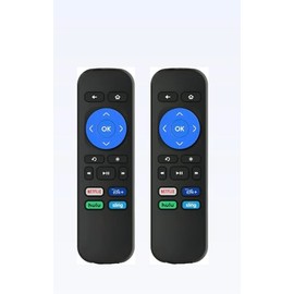 (2 Pack) Replaced Remote Compatible with ROKU Box, ROKU Express, ROKU Premiere, ROKU Player, ROKU 1 2 3 4 NOT for Any ROKU Stick or ROKU TV