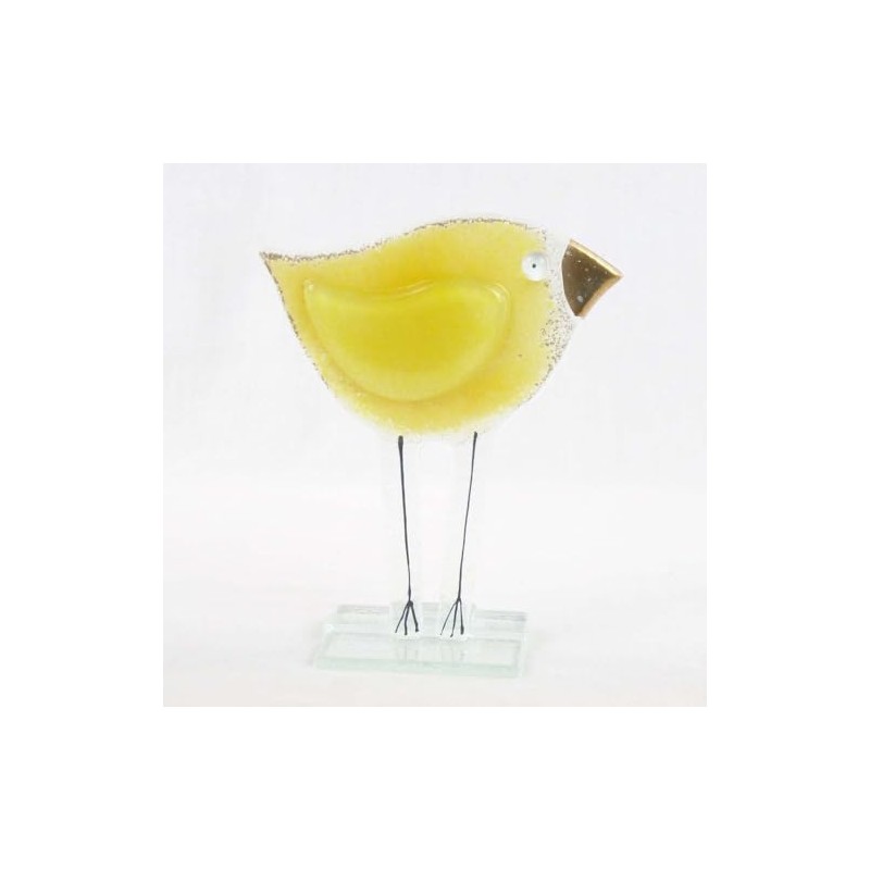 Nobile Glassware Sunrise Glass Bird Ornament - Small 1555-16