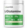 Bucked Up- LGlutamina (5000mg), Esenciales (50 Porciones, 250 Gramos)