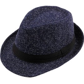 White Fang CZ128 Hat, Medium Folding Hat, Simple, Soft Hat, Adult, Outdoor, Travel, Men's, Women's,, navy