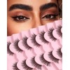Cat Eye Lashes Light Short Eyelashes Natural Look Thin Band