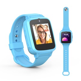 Pixbee Kids 4G Video Smart Watch with GPS Tracker - Smartwatch with Voice and Video Calls, Geofencing, and Real-Time Location - Ideal Kids Smart Watch - Blue