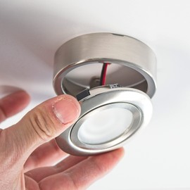 VBLED 3.5 W LED Recessed and Surface-Mounted Light Under-Unit Light Cabinet Lighting Cabinet Light 12 V DC 345 Lumen 3000 K Warm White Dimmable Suitable for Cabinets Furniture