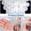 PAGOW 100 Pcs Self-Adhesive Ceiling Hooks, Sticky Ceiling Discs with