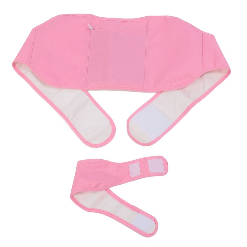 Castor Oil Pack Wrap Waterproof Oil Proof Adjustable Elastic Strap