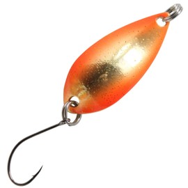 FTM Spoon Salza 3.2 g 3.2 cm – Trout Blinker, Colour: Orange/Gold/Gold