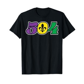 504 Jester New Orleans Louisiana Funny Mardi Gras Carnival T-Shirt