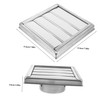 jojofuny Outdoor Dryer Vent Cover Louvered Vent for Efficient Airflow