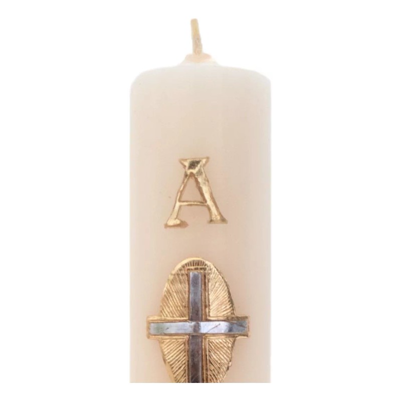 CEB Cirio Pascual #1 Duo Decorado Oro Y Rojo