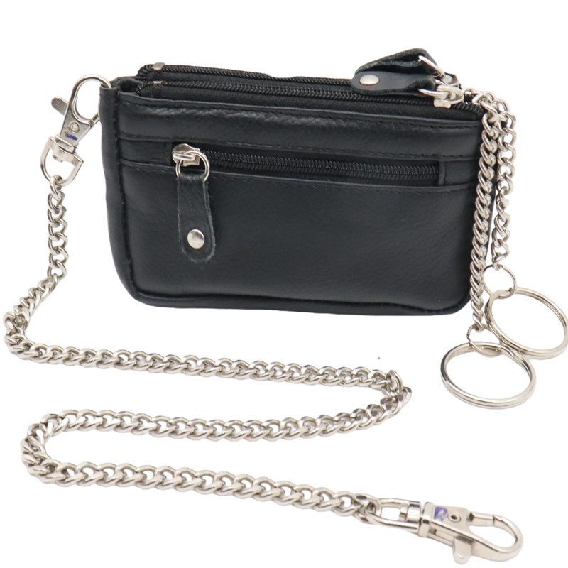 Safekeepers Key Case Leather Small – Key Bag with Zip