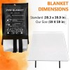 Safecastle Fire Blanket Emergency Survival Kit 2 Pack Size 59"x59"