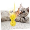 BESPORTBLE 4pcs Interactive Cat Rattan Balls with Bells Durable Weave