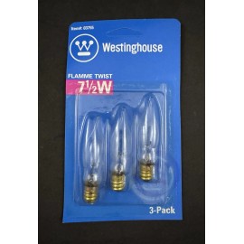 Westinghouse Flamme Twist Candelabra Light Bulb 7.5W 3-Pack #03755