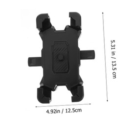 Ciieeo Bike Phone Holder Shake Motorcycle Mount for Handlebars Easy Tool Installation Durable Support for Smartphones for Navigation and Music