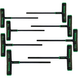 EKLIND 68689 Power-T Handle TORX star Key - 8pc set T6-T25 (6In shaft)