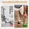 Thickened Stair Edge Trim - 4FT Rubber Stair Nosing, Non-Slip