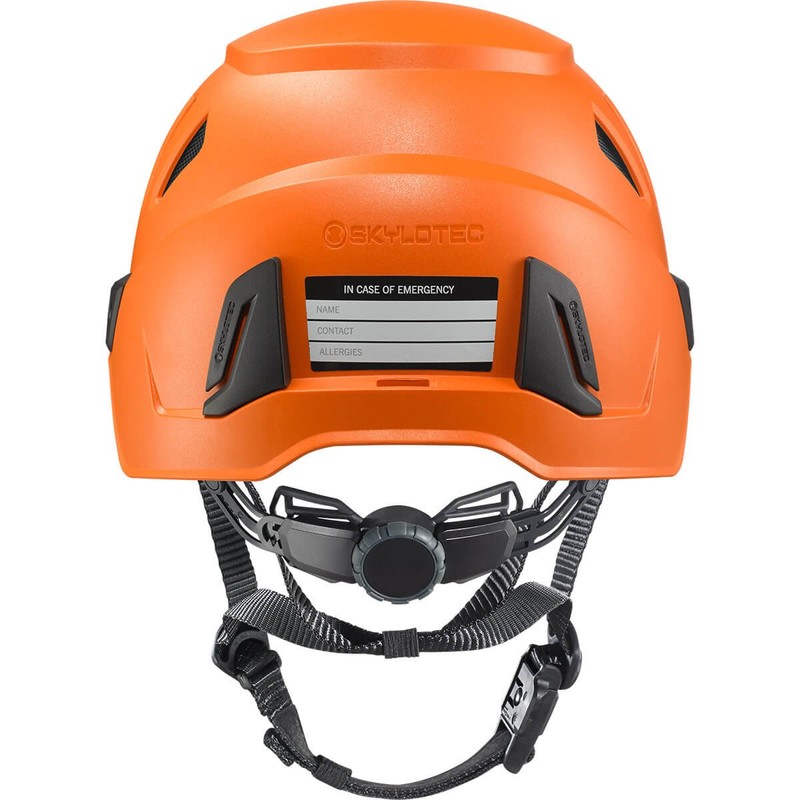 INCEPTOR GRX Industrial Climbing Helmet Orange Polycarbo Nat/Acrylonitrile Butadiene Styr