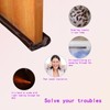 Foam Door Draft Stopper - Twin Guard Cover to Block