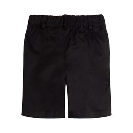 Mud Kingdom Big Boys Golf Shorts Elastic Waist Flat Front Chino Performance School Uniform Black 9-10 Years