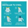 Vmingo Calcomania Hombre Gas para Auto SUV Camioneta Universal (Blanco)