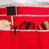 La Short Cord Eline Gardeners Apron Red Liberty 64 x