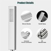Heyalan SUS304 Stainless Steel Handheld Shower Wand High Pressure Luxury