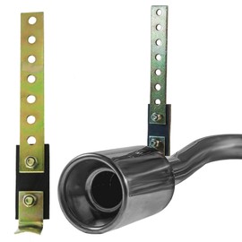 E-TECH Heavy Duty Exhaust Mount Hook & Support with Rubber Knuckle Joint - Universal