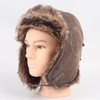Men's Winter PU Leather Lei Feng Warm Ear Protection Windproof